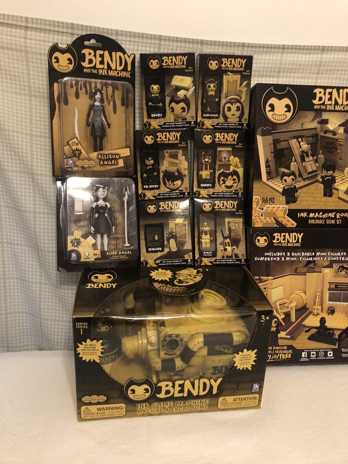 Bendy Ink Machine Action Figures  Bendy Ink Machine Buildable Set - Action  Figure - Aliexpress