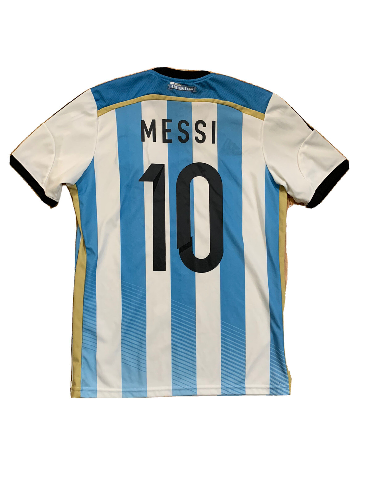 Lionel Messi #10 Argentina Adidas Jersey – 2014 World Cup – Size Small