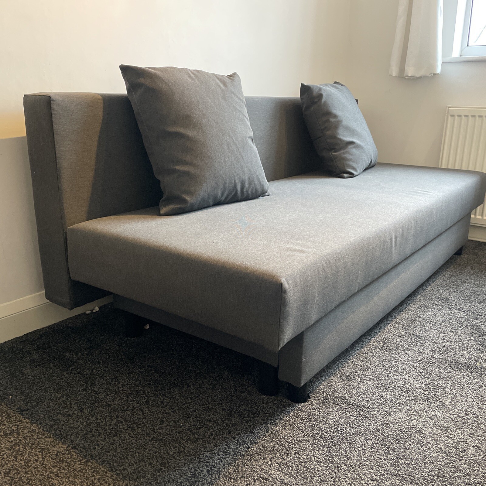 Asarum Ikea Sofa Bed Double Dark Grey Folding 904.305.57 eBay