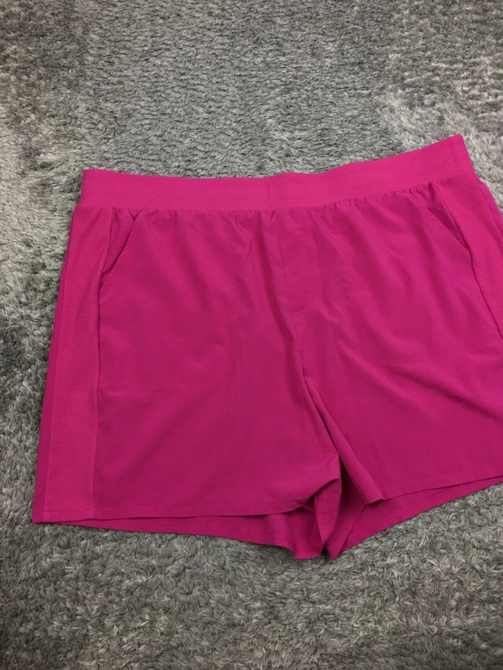 Pantalones Cortos Croft & Barrow Mujer Talla 2X Rosa Plus Mujer Elastizados Atléticos Foto 3 de 4