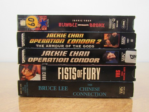 Jackie Chan Bruce Lee 5 VHS LOT Condor Rumble Fists of Furry Chinese Connection - Picture 15 of 15