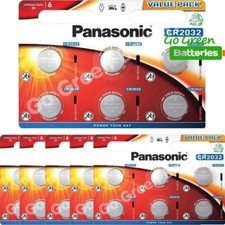 36 x Panasonic CR2032 3V Lithium Coin Cell Battery 2032