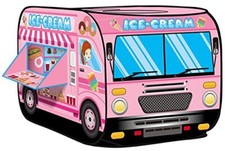 Ice Cream Truck Pop Up Kids Play Tent for Boys  Girls Indoor Outdoor Toy