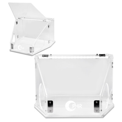 OPHIR Polishing Dust Box, Grinding Polish Booth for Micro-carving Coloring Work