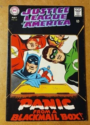 JUSTICE LEAGUE OF AMERICA #62 (1968) DC SILVER AGE BEAUTY