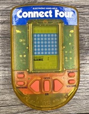 1995 Connect Four Electronic Hand-Held Milton Bradley Game Vintage Tested Works