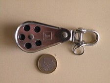 BOZZELLO ACCIAO INOX CON PULEGGIA IN NYLON