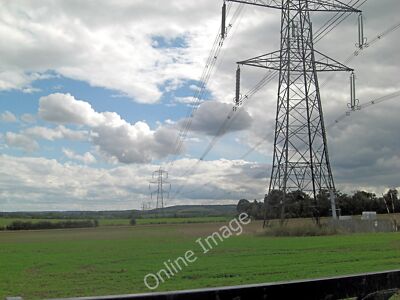 Foto 12x8 Halfpenny Lane unter den Stromleitungen Moulsford streng gesprochen c2011