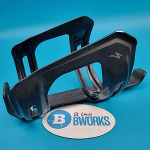 Specialized Water Bottle Cage Unique 2 Piece Design Black Alloy Front Load   e26