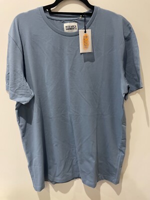 Research Garments T-Shirt Faded Denim Blue Gr. XL Stretch Baumwolle Neu