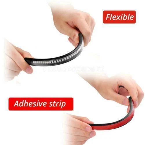 4PCS LED Strip Turn Signals Lights For Honda Goldwing 1000 1100 2001500 1800 - Image 3 of 4