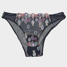 NWT VICTORIA'S SECRET Dream Angel Cheekini Pantie Sz XS-S-M-L-XL Blue Mesh Pink