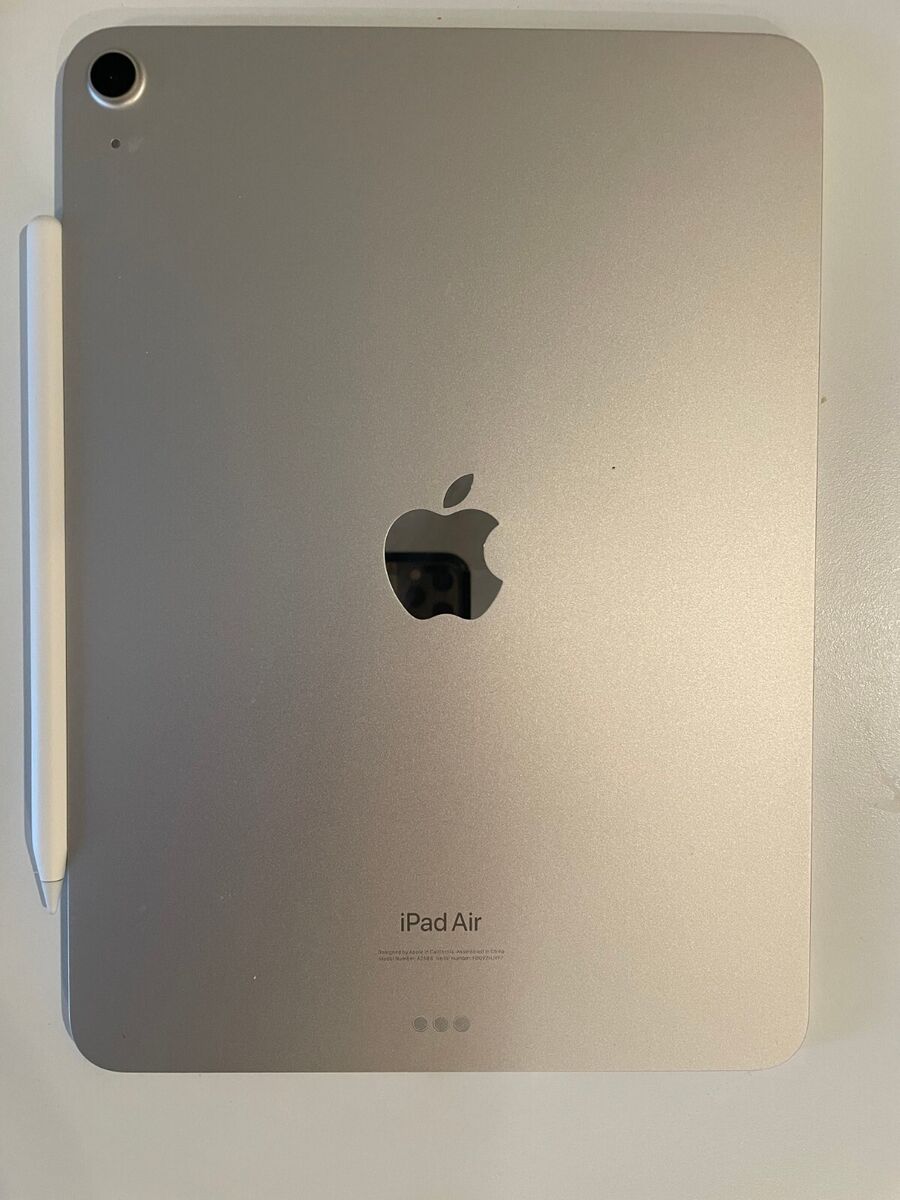 iPad Air 5th Gen 64gb Wifi-Only Starlight w/ Apple Pencil 2 iPad Air 5th Gen 64gb Wifi-Only Starlight w/ Apple Pencil 2
