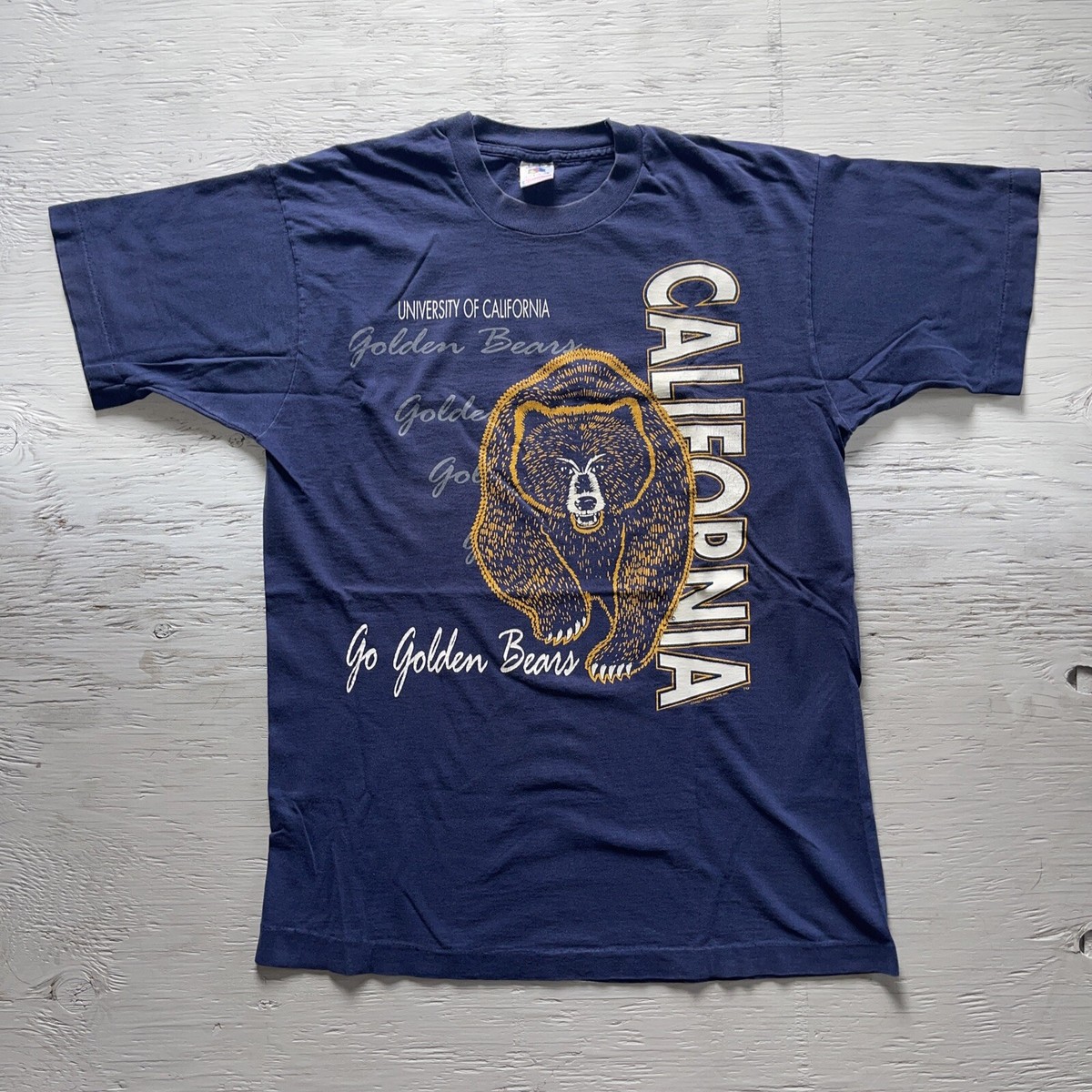 Vintage 90s University Of California Go Golden Bears Shirt
