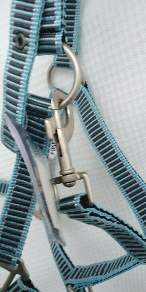 Catago Halfter Nylonhalfter hellblau Full, Pony, Shetty, Fohlen, Pony Fohlen neu - Bild 4 von 4