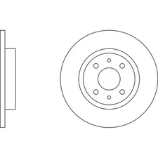 Apec Blue Brake Disc - Front SDK6216 - Fits Alfa Romeo Chrysler Fiat Lancia