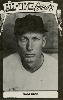 1973 TCMA All Time Greats Postcard -- Sam Rice | eBay