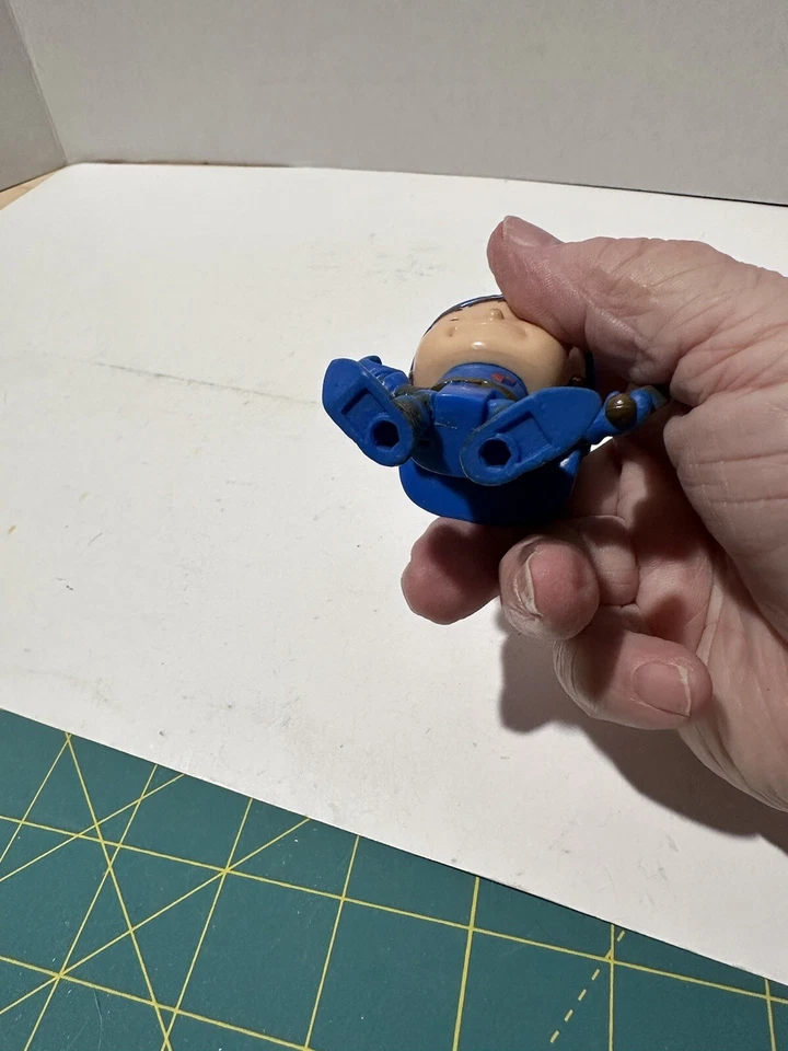 "Figura de acción Mike The Knight 2012 Mattel Nick Jr azul 3""" Foto 3 de 4