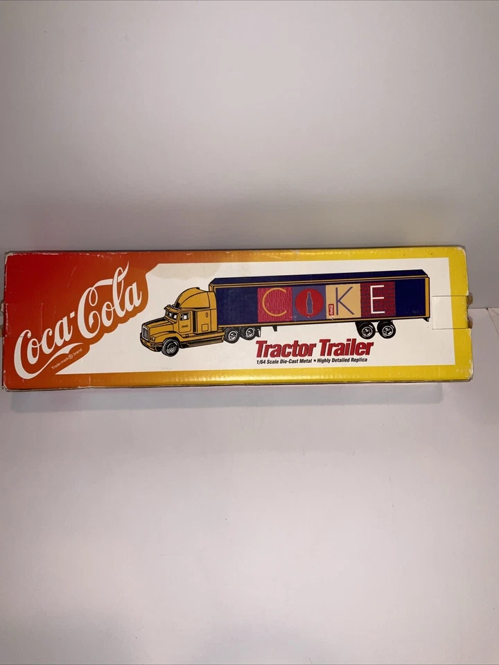 Ertl 1997 Coca-Cola Tractor-Trailer 1/64 Scale Die-Cast NOS  - Image 4 of 4