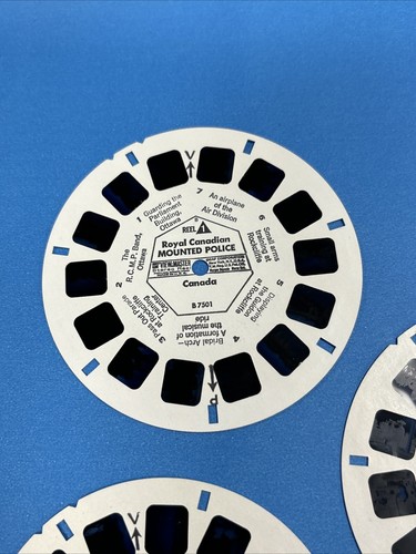 VTG View Master View Stereo Reels B7501 Royal Canadian Mounted Police 3 Pc Set - Picture 2 of 8