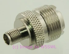 SMA Female to UHF Female Coax Connector Adapter for China HT Antenna by W5SWL