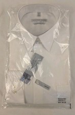 Geoffrey Beene Dress Shirt Mens 16.5 34/35 White Button-Down Long Sleeve Casual