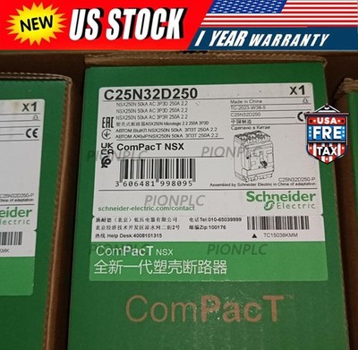 Circuit breaker C25N32D250,  ,   US Free TAX
