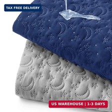 Waterproof Pack and Play Mattress Cover 2 Pack, Soft Quilted Pack and Play Mattr