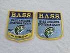 2 Vintage B.A.S.S. Bass Anglers Sportsman Society Embroidered Patches 25 Years — photo 1
