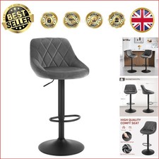 Bar Stool Dark Grey Bar Chair Breakfast Dining Stool Chair for Kitchen Island...
