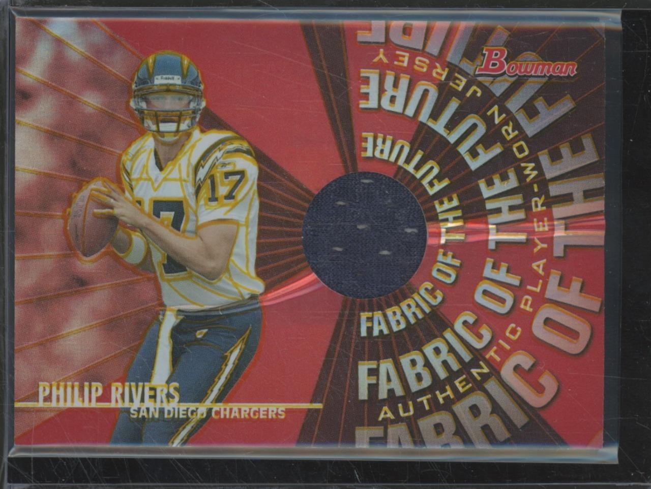Philip Rivers Bowman Fabric of the Future #FFPR Base