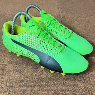 #ad Puma Evopower Vigor 4 FG Soccer Cleats Mens 7.5 Green Black 104046 01 Football $26.75