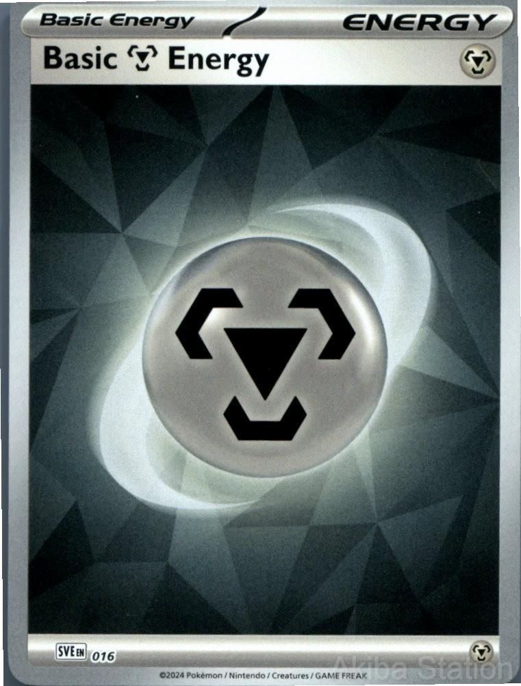 BASIC METAL ENERGY 016 SCARLET & VIOLET ENERGIES POKEMON HOLO NM
