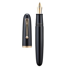 Asvine Jinhao 9019 F&uuml;llfederhalter, Dadao Serie #8, feine Feder, schwarzer