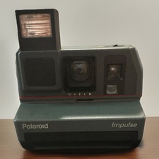 Polaroid 600 Impulse Instant Camera w/ strap FILM Vintage Very Clean  