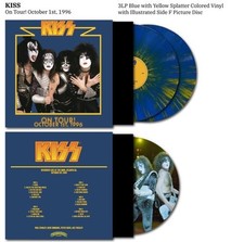 Kiss on Tour 1996-3 LP Splatter vinyl-Side F ...