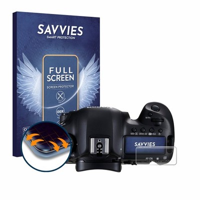 4x Full-Screen Schutz Folie für Canon EOS 5D Mark III (Schulterdisplay) Display
