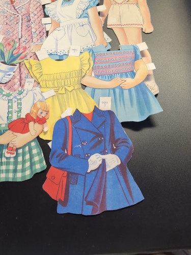 Vtg Original MARGARET O'BRIEN Paper Dolls 1940s Dolls Clothes Accessories CUT - Picture 8 of 12