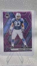2025 Mosaic - Dwight Freeney #185 Purple Scope Prizm Indianapolis Colts