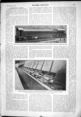 Altes 1905 wissenschaftliches amerikanisches Korn System elektrische Telefotografie L 20.