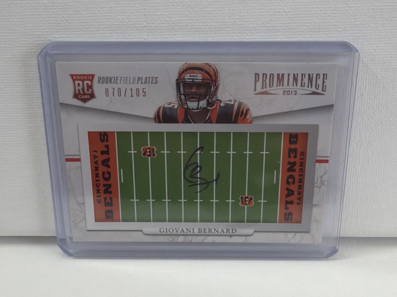 2013 Panini Prominence - Giovani Bernard Rookie/RC - #070/105 - AUTO - Bengals