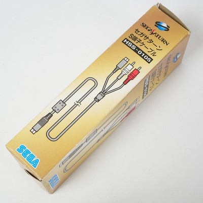 SEGA SATURN Official S Video Cable HSS-0105 TESTED w/ Box | eBay