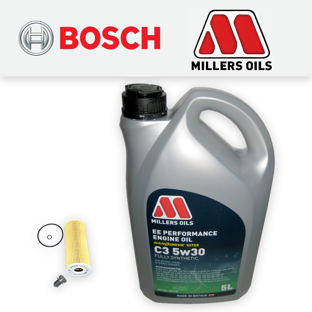 SERVICE KIT for SEAT IBIZA (6L) 1.9 TDI CUPRA R BPX BUK OIL FILTER+OIL 2004-2008
