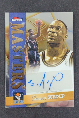 2026 Topps Finest Shawn Kemp Masters Autographs Auto #MA-SK