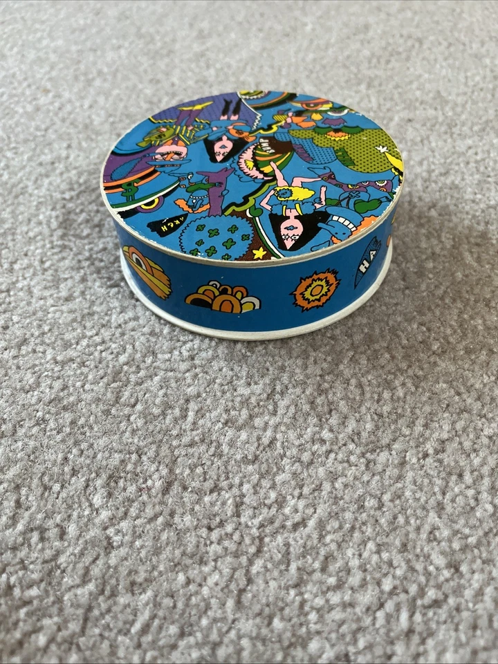 VTG 1970 Psychedelic Mother Goose Springbok Round 7" Puzzle - Image 3 of 4