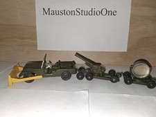 Tootsietoy Diecast Military Jeep M-38 14 Ton Wsnow Plow Cannon Searchlight Tootsietoy Diecast Military Jeep M-38 14 Ton Wsnow Plow Cannon Searchlight