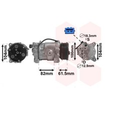 Kompressor Klimaanlage für VW Polo 1.4 Lupo Seat Arosa Cordoba