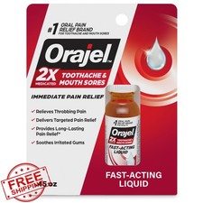 Orajel Toothache Mouth Sore Liquid 0.45 oz