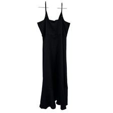 Nasty Gal Plus Size 18 US 14 Strappy High Low Hem Maxi Dress Black Wedding Party