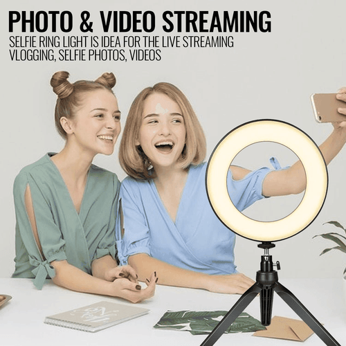 LED Ring Light With Stand For Makeup Photography Video For iPhone Selfie Stream - Picture 9 of 9